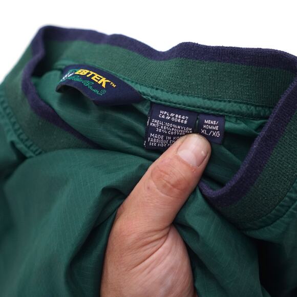 Vintage 90s Eddie Bauer EBTEK Technical Nylon Pullover Mens XL - Picture 4 of 5